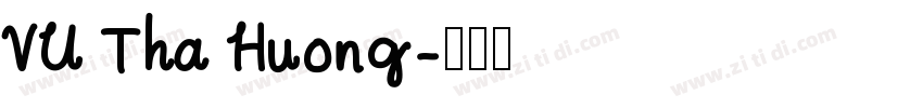 VU Tha Huong字体转换